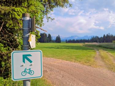 Wegweiser, Reise: Radreise Allgäuer Seen Sternfahrt individuell